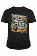Always Reppin South Dakota T-Shirt - Black