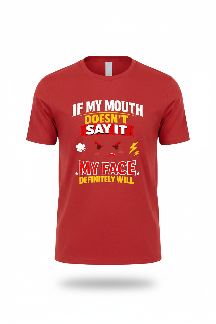 Red - If My Mouth Doesn't Say It T-Shirt