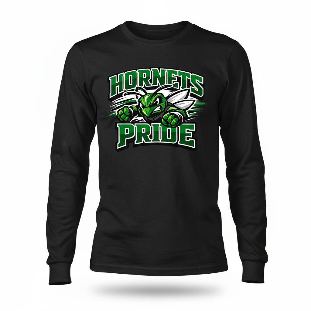 Hornets Pride Long Sleeve - Black