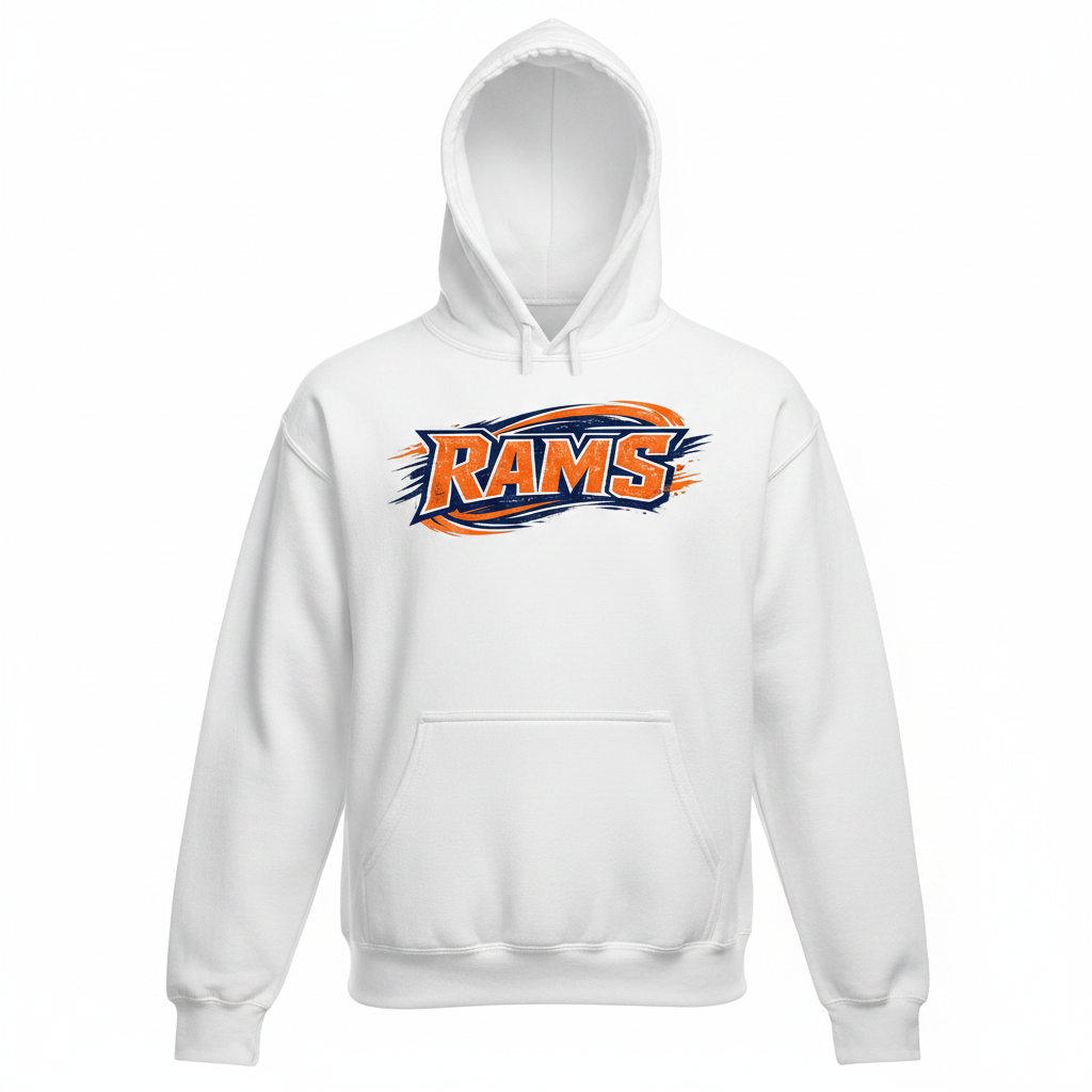 Rams Hoodie - White
