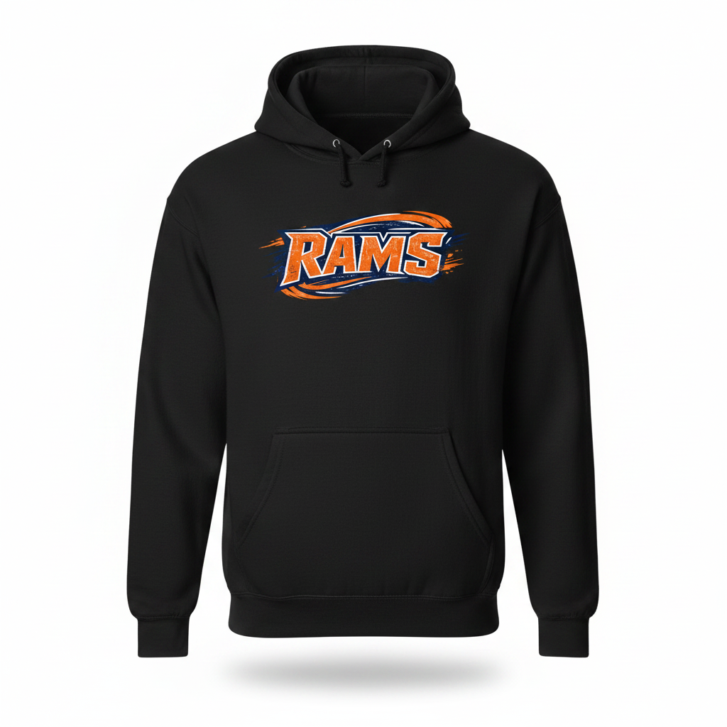 Rams Hoodie - Black