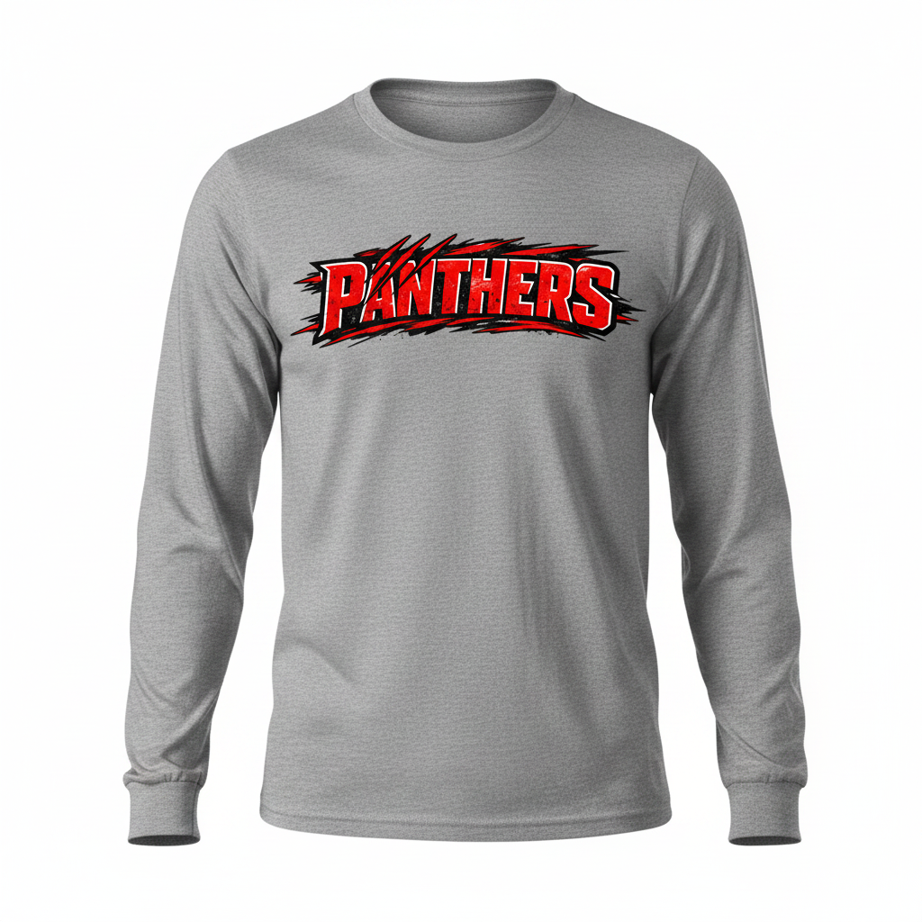 Panthers Long Sleeve - Gray