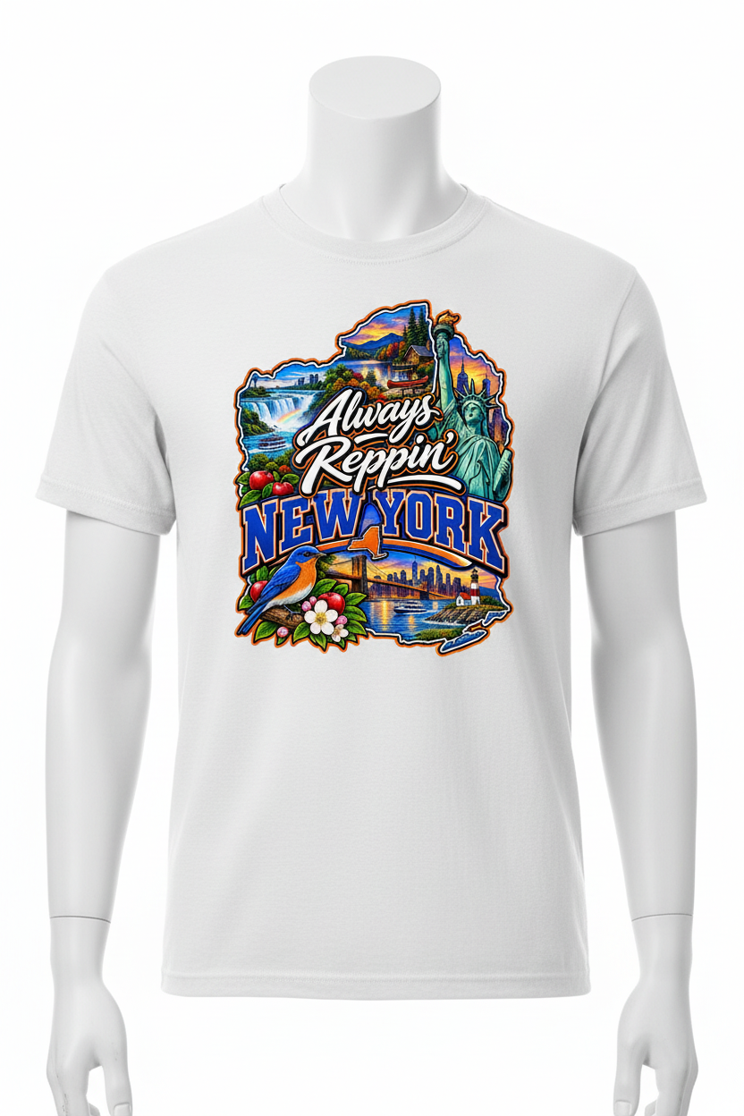 Always Reppin New York T-Shirt - White