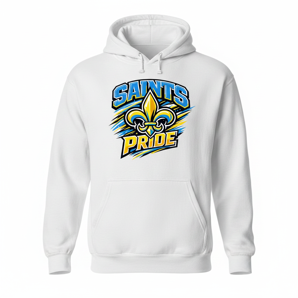 Saints Pride Hoodie - White