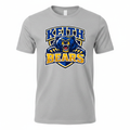 Keith Bears Custom Print T-Shirt - Gray