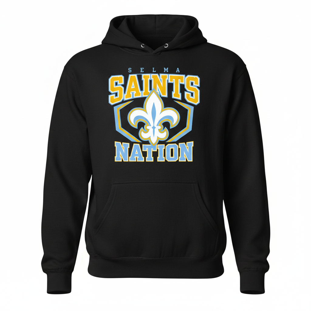 Selma Saints Nation Hoodie - Black