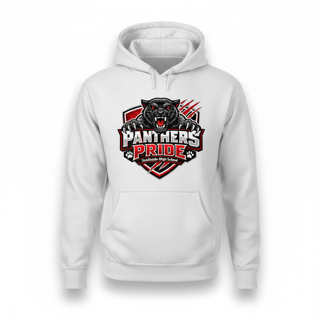 Panthers Pride Hoodie - White
