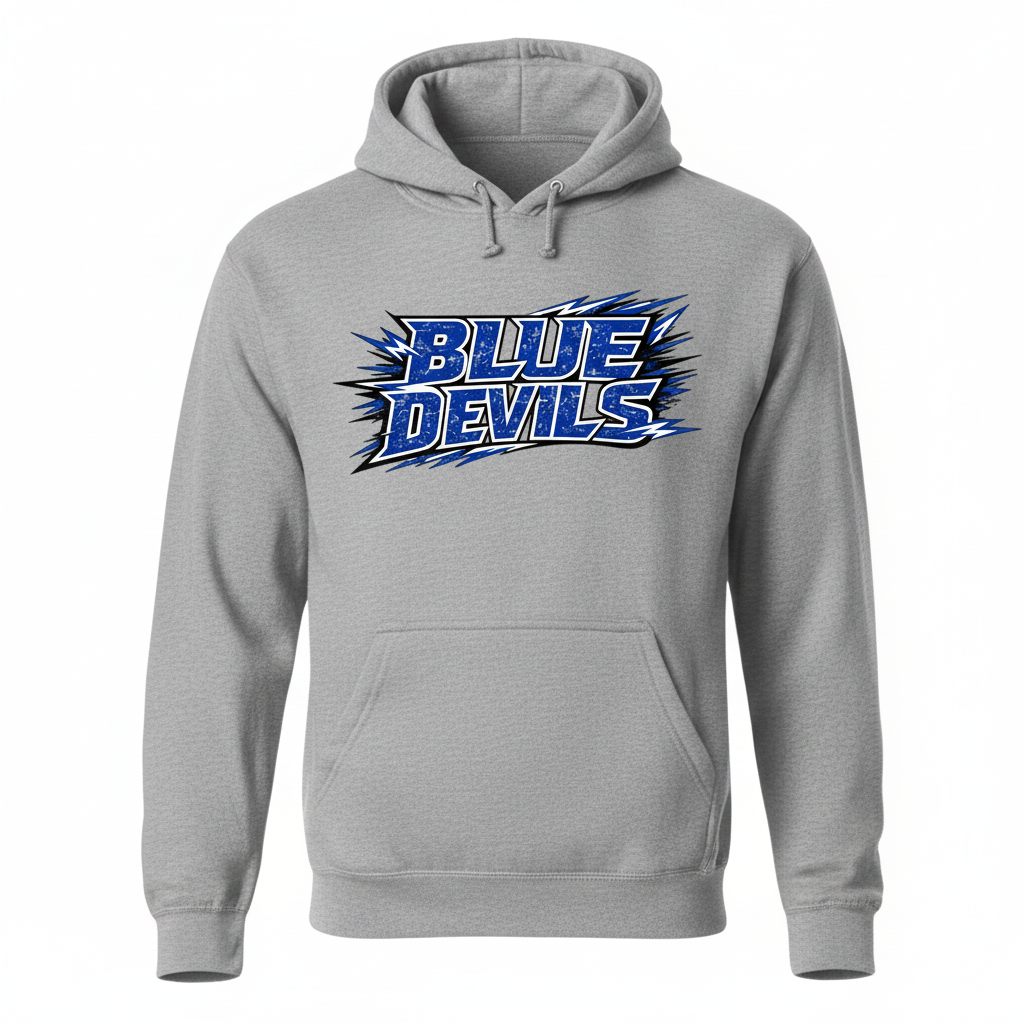 Blue Devils Hoodie - Gray