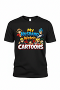 Black Front - My Husband Watch Cartoons Anime T-Shirt
