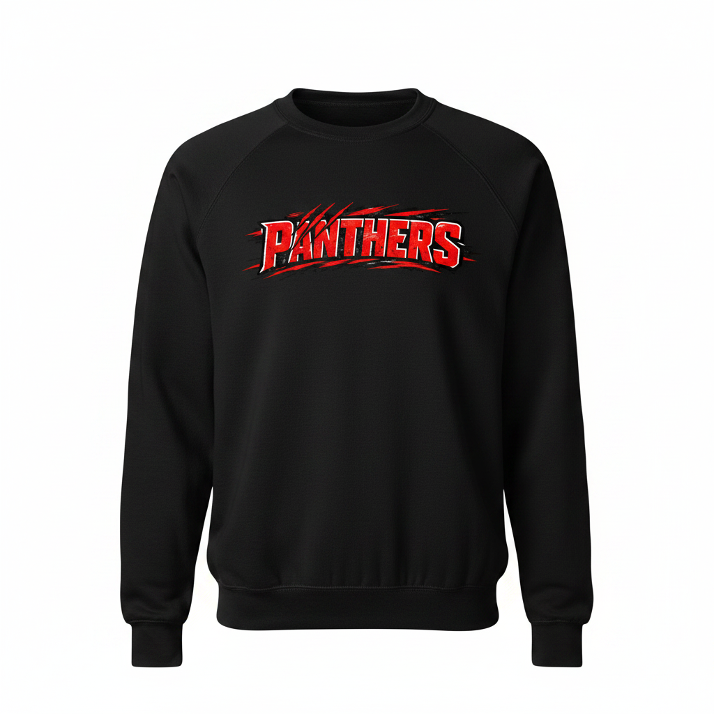 Panthers Crewneck - Black