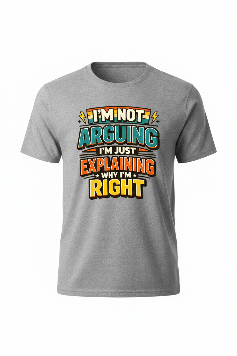 Gray - I'm Not Arguing T-Shirt