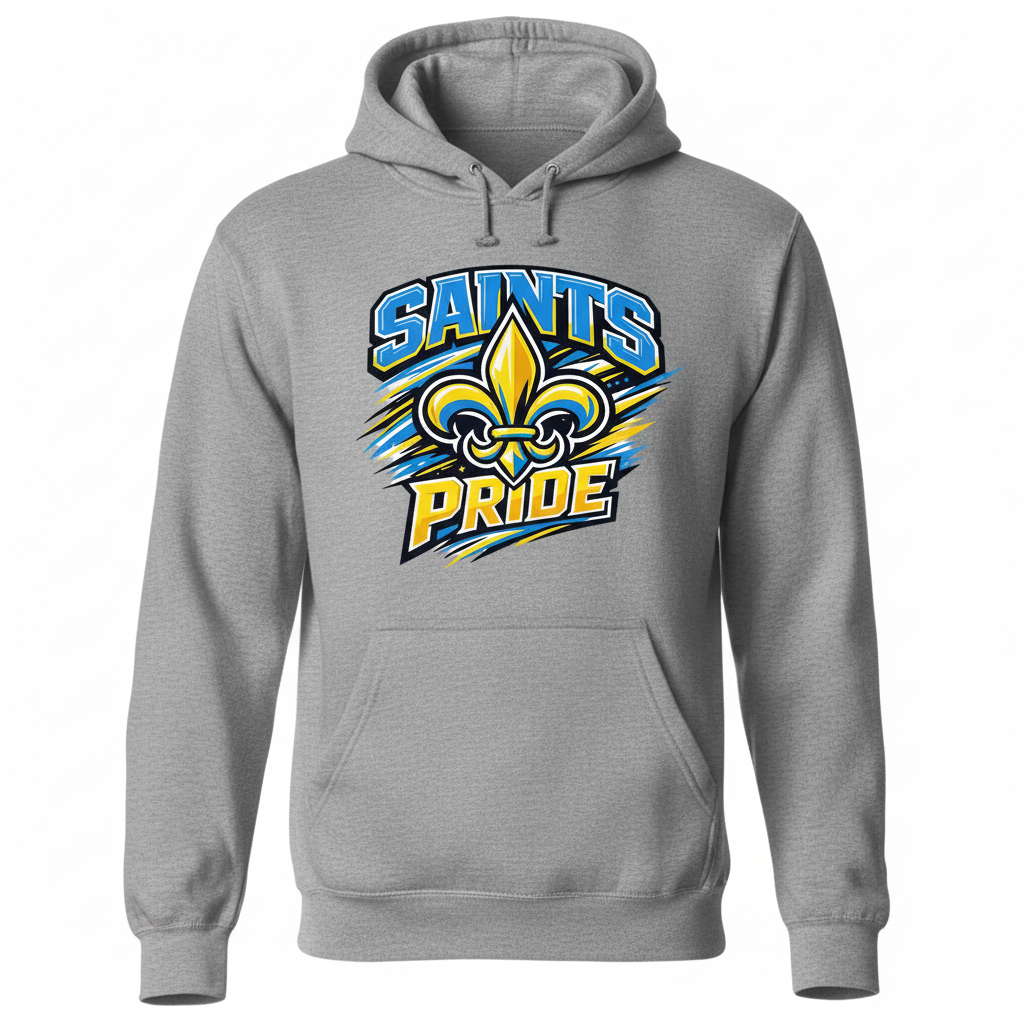 Saints Pride Hoodie - Gray