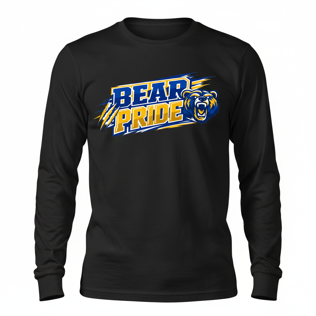 Bear Pride Long Sleeve - Black