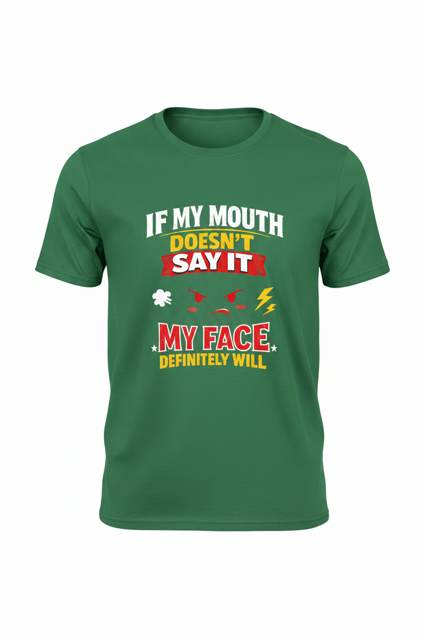 Green - If My Mouth Doesn't Say It T-Shirt