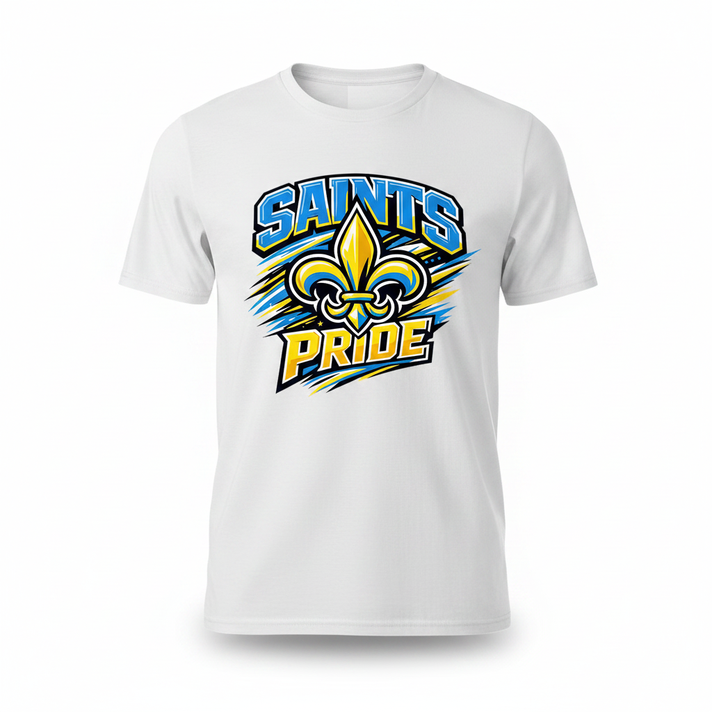Saints Pride T-Shirt - White