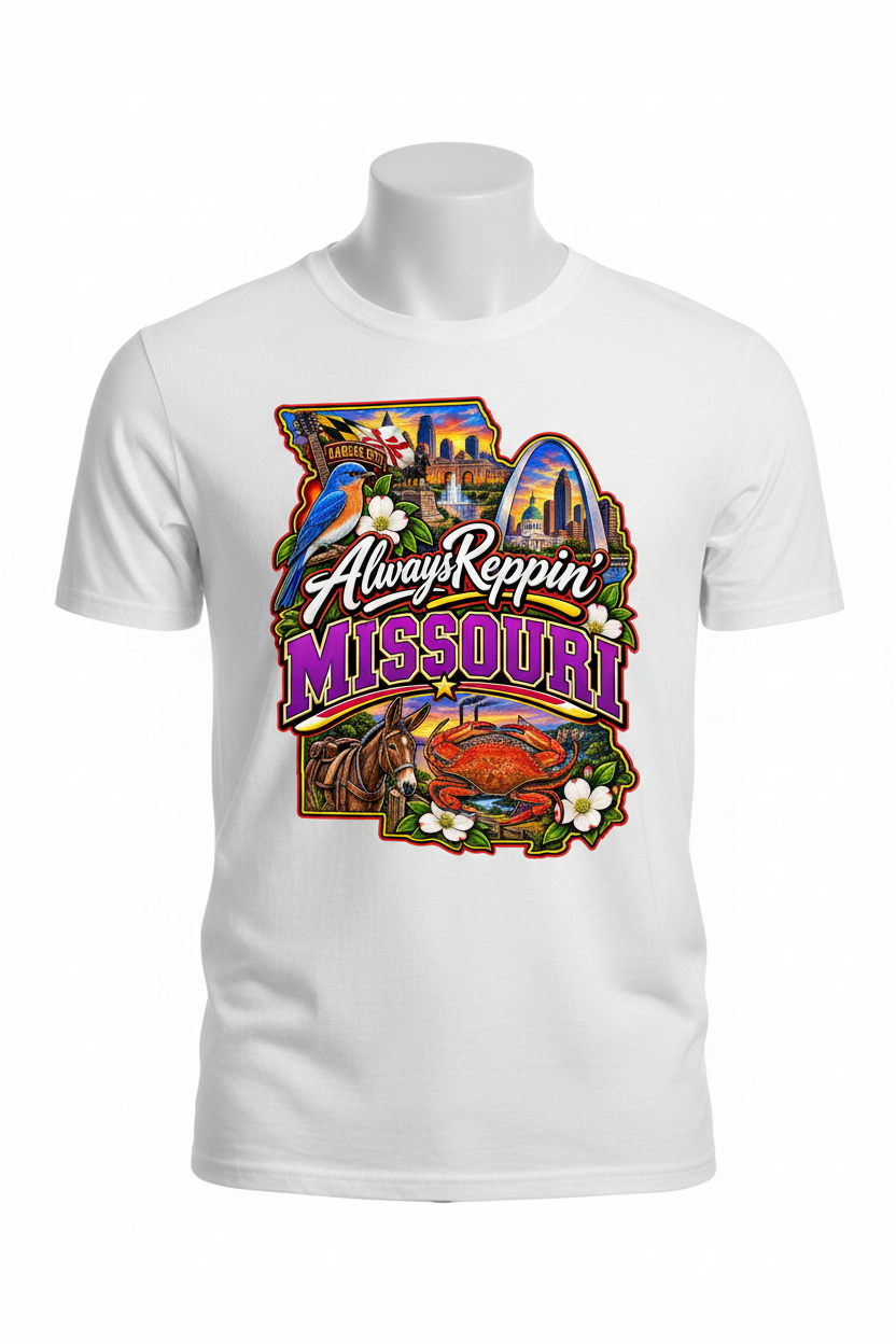 Always Reppin Maryland T-Shirt - White