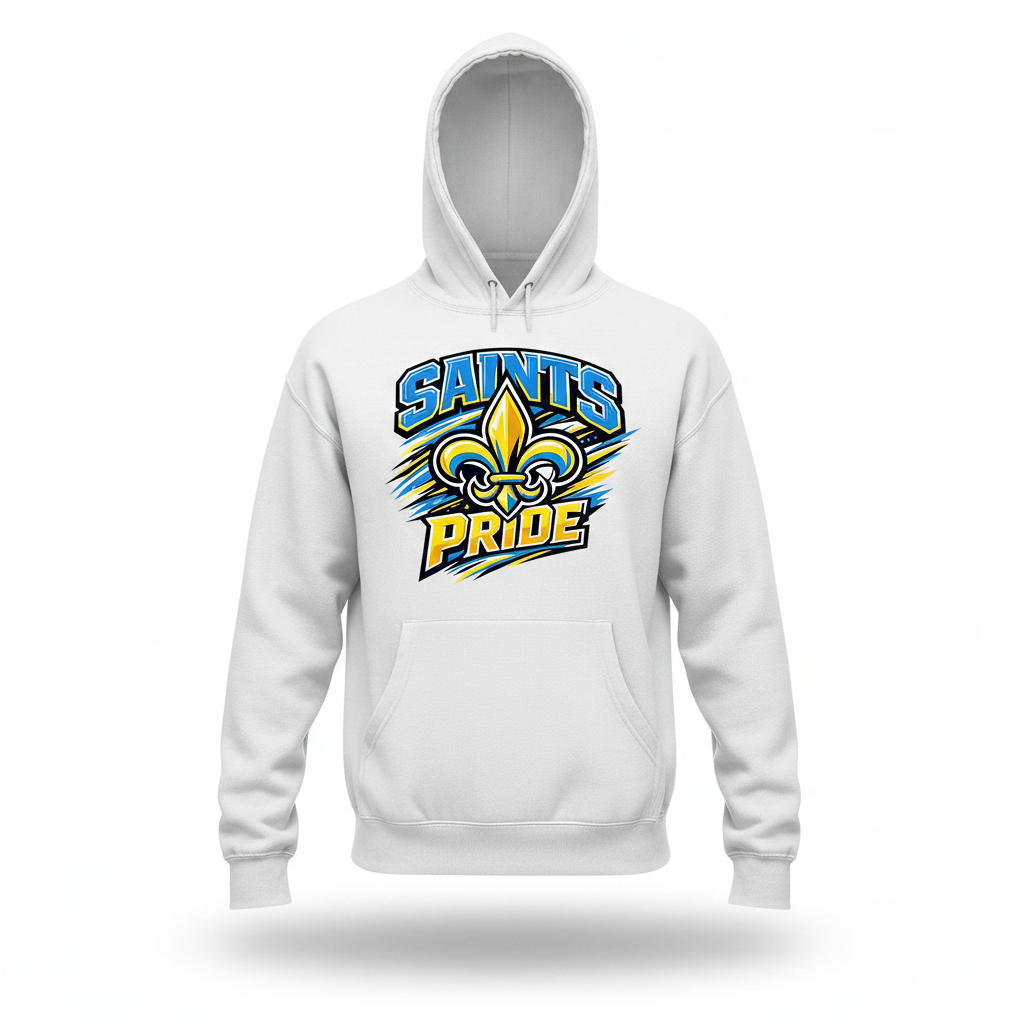 Saints Pride Hoodie - White