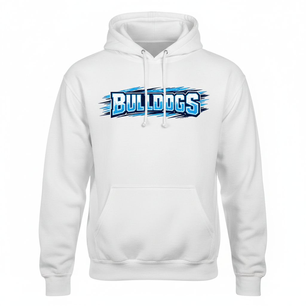 Bulldogs Hoodie - White