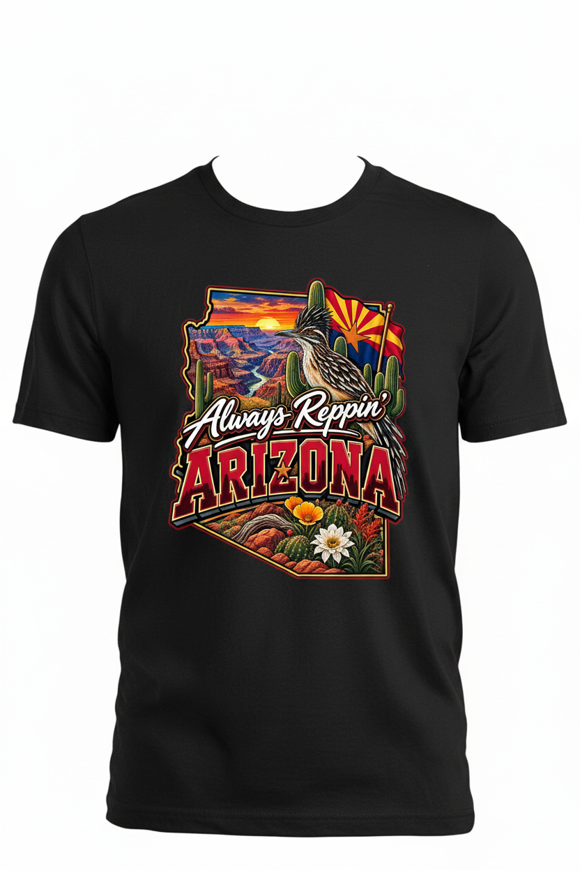 Always Reppin Arizona T-Shirt - Black