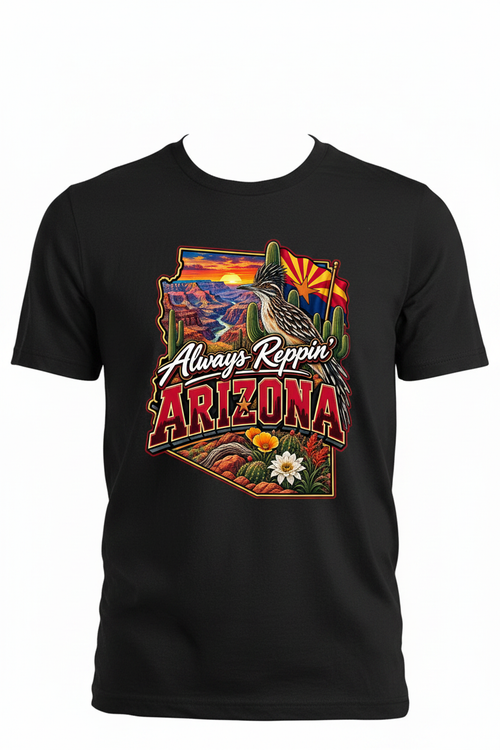 Always Reppin Arizona T-Shirt - Black