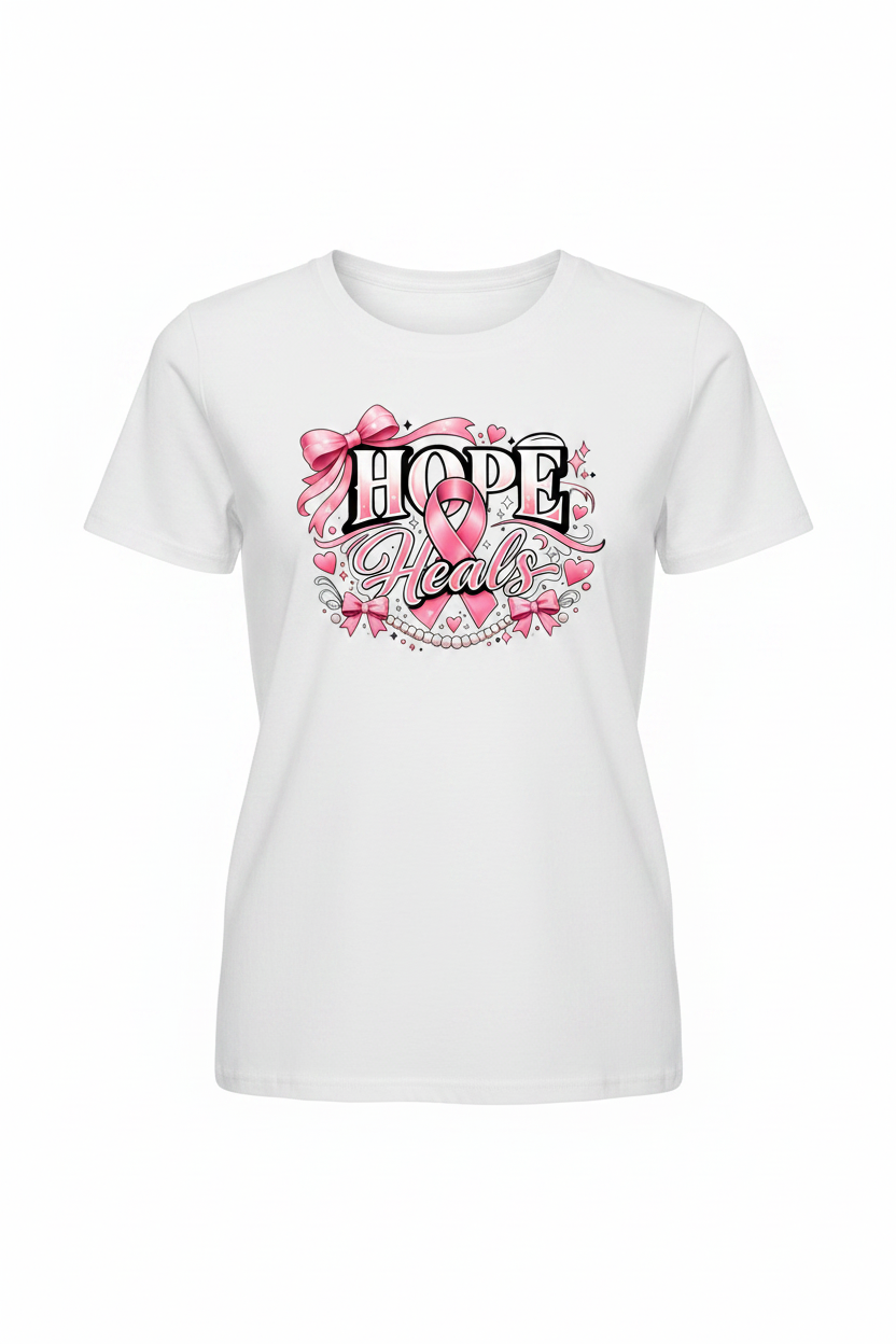White - Hope Heals T-Shirt