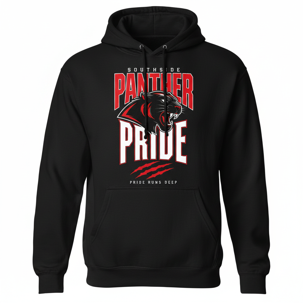 Southside Panther Pride Hoodie - Black