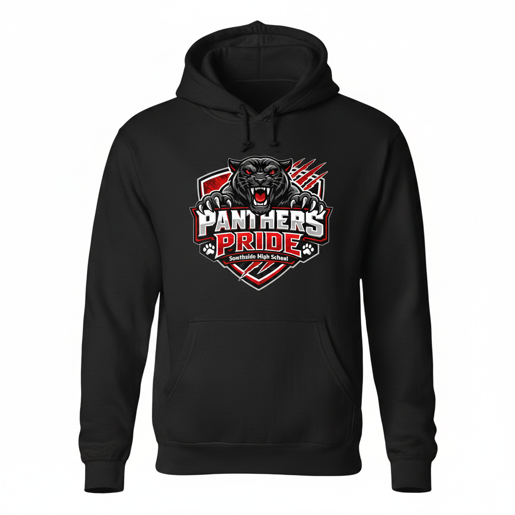 Panthers Pride Hoodie - Black