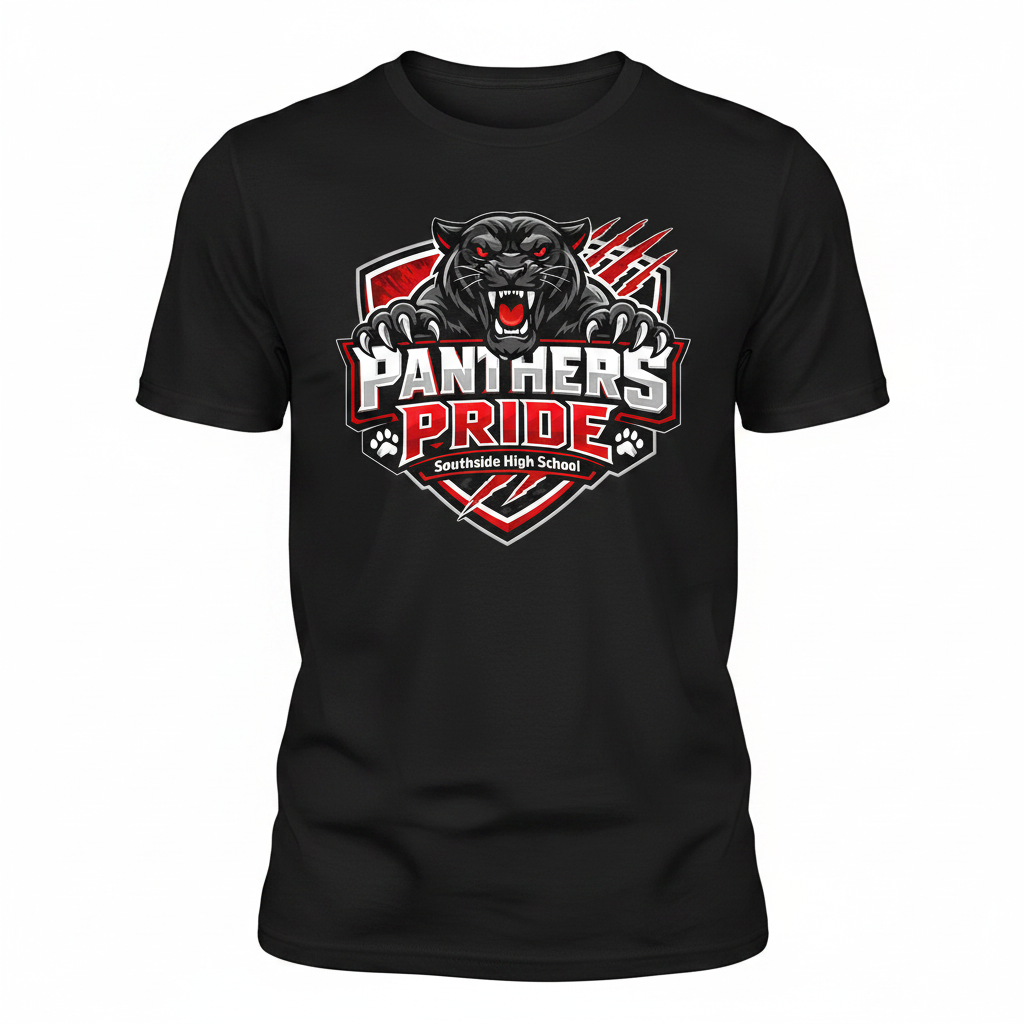 Panthers Pride T-Shirt - Black