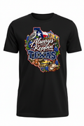 Always Reppin Texas T-Shirt - Black