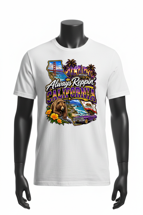 Always Reppin California T-Shirt - White