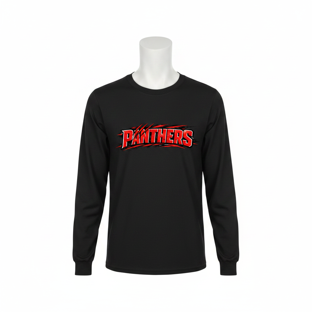 Panthers Long Sleeve - Black