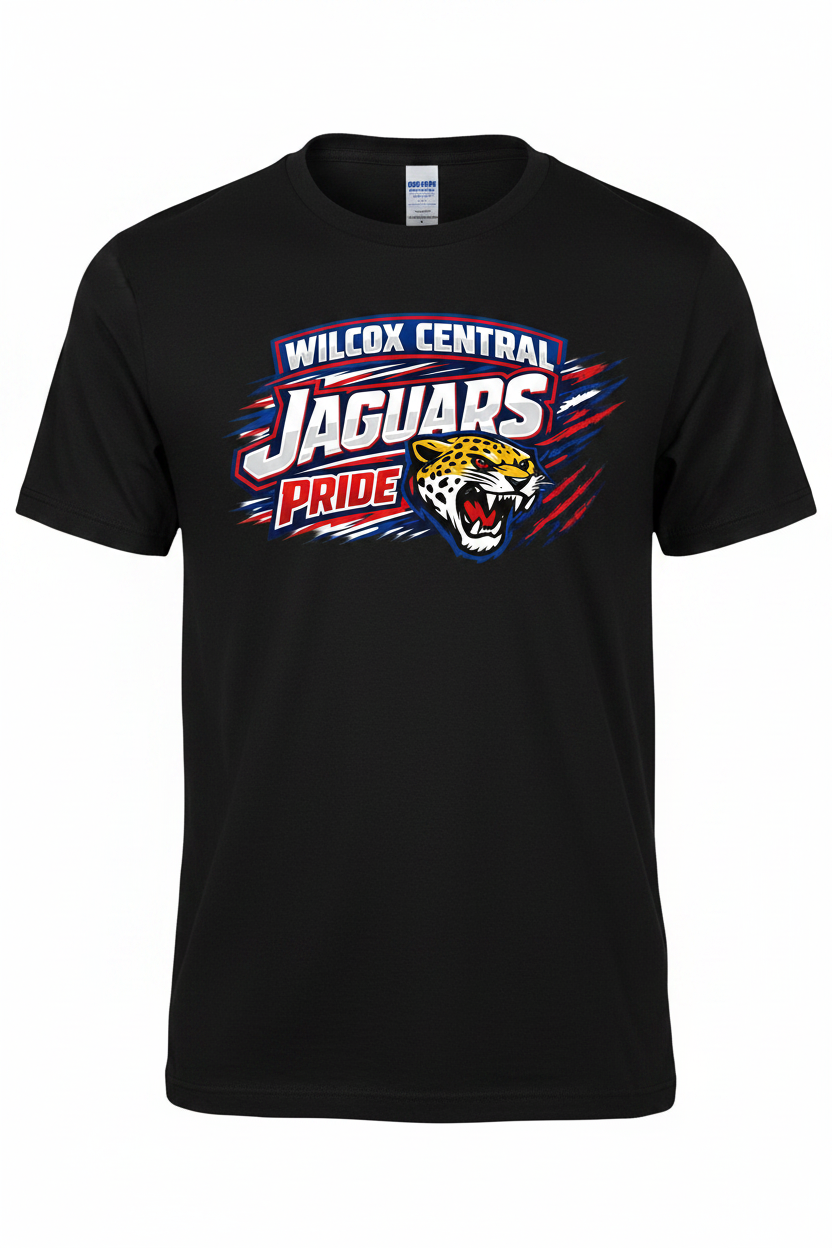Black - Wilcox Central Jaguars Pride T-Shirt