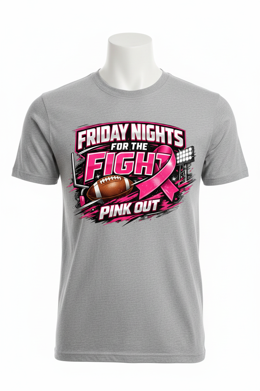 Gray - Friday Nights For The Fight T-Shirt