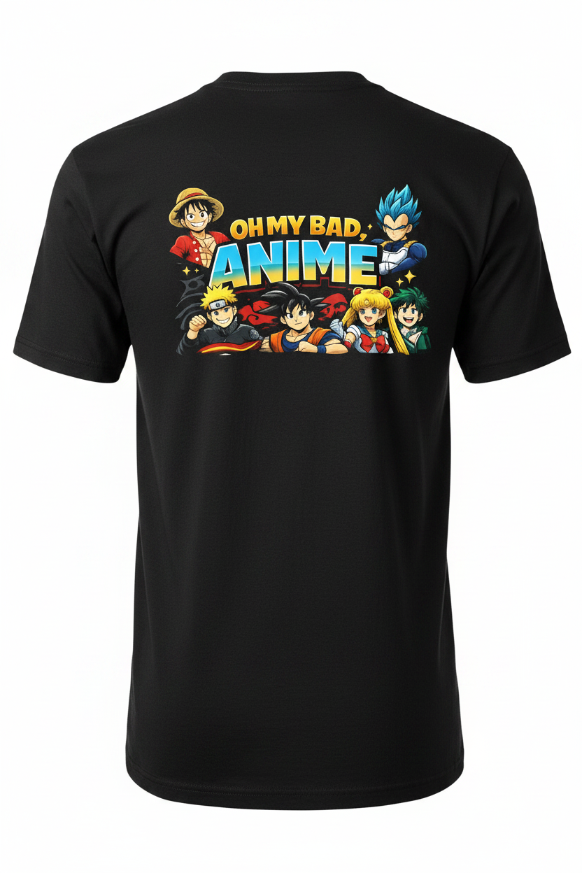 Black Back - Oh My Bad Anime T-Shirt