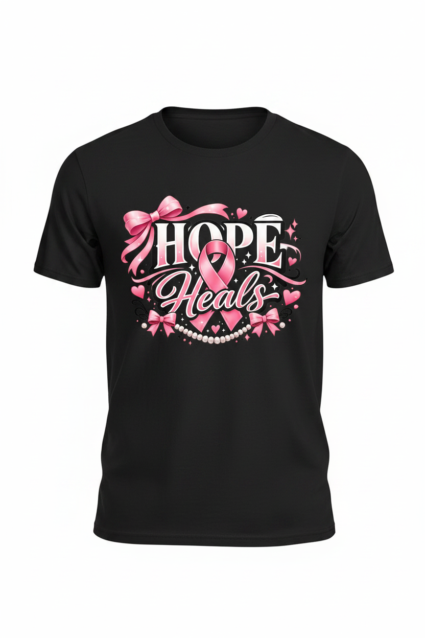 Black - Hope Heals T-Shirt
