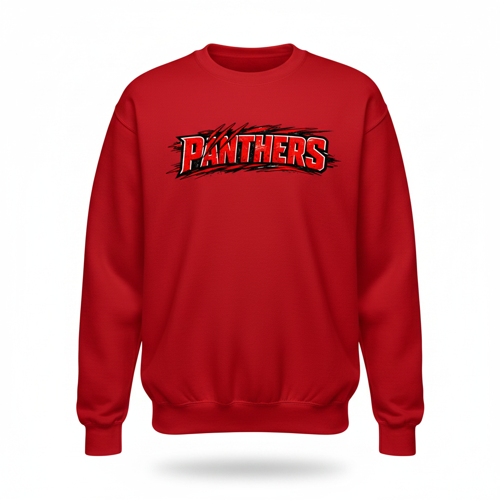 Panthers Crewneck - Red