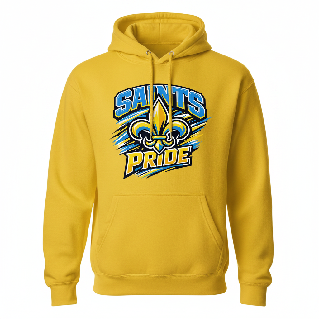 Saints Pride Hoodie - Yellow