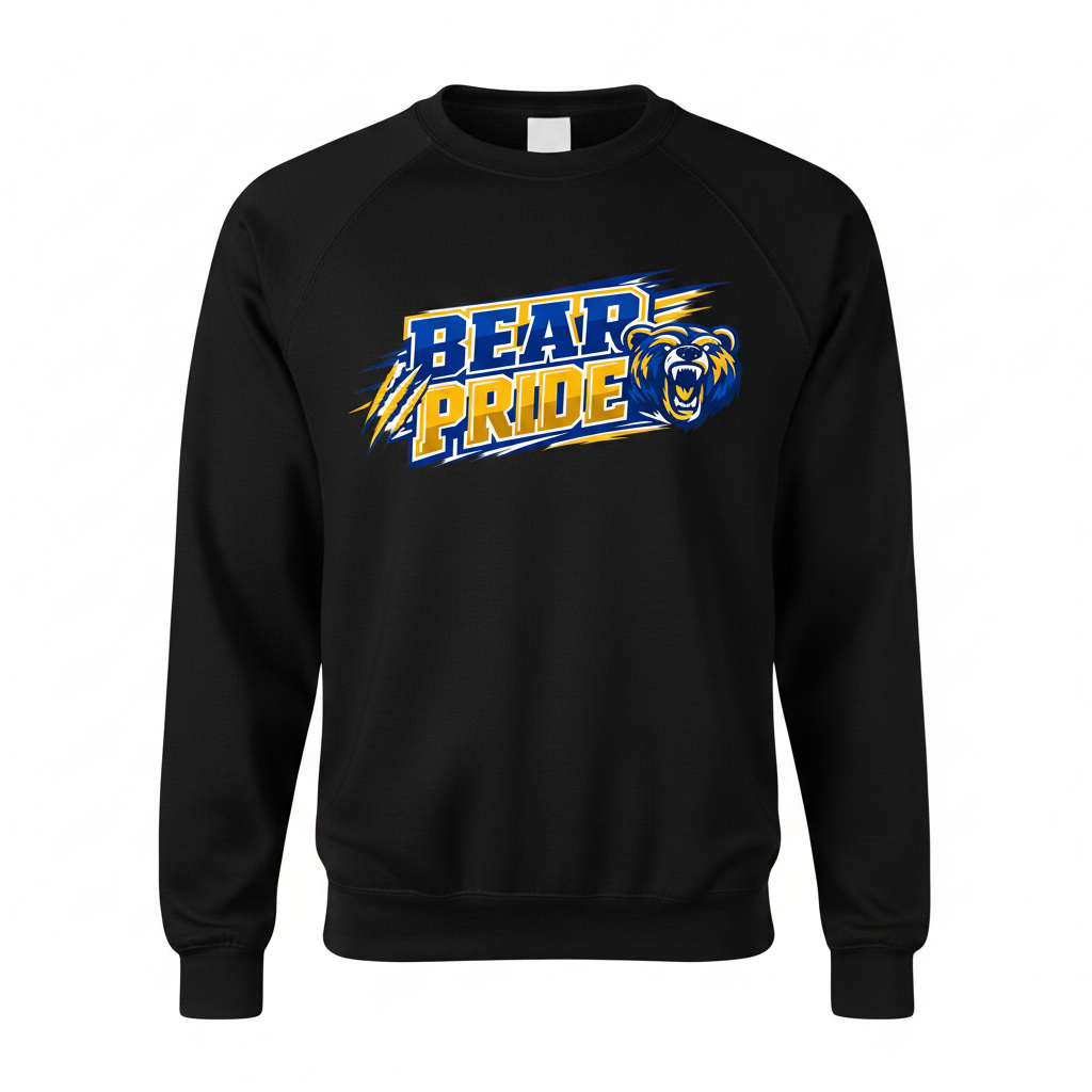 Bear Pride Crewneck - Black