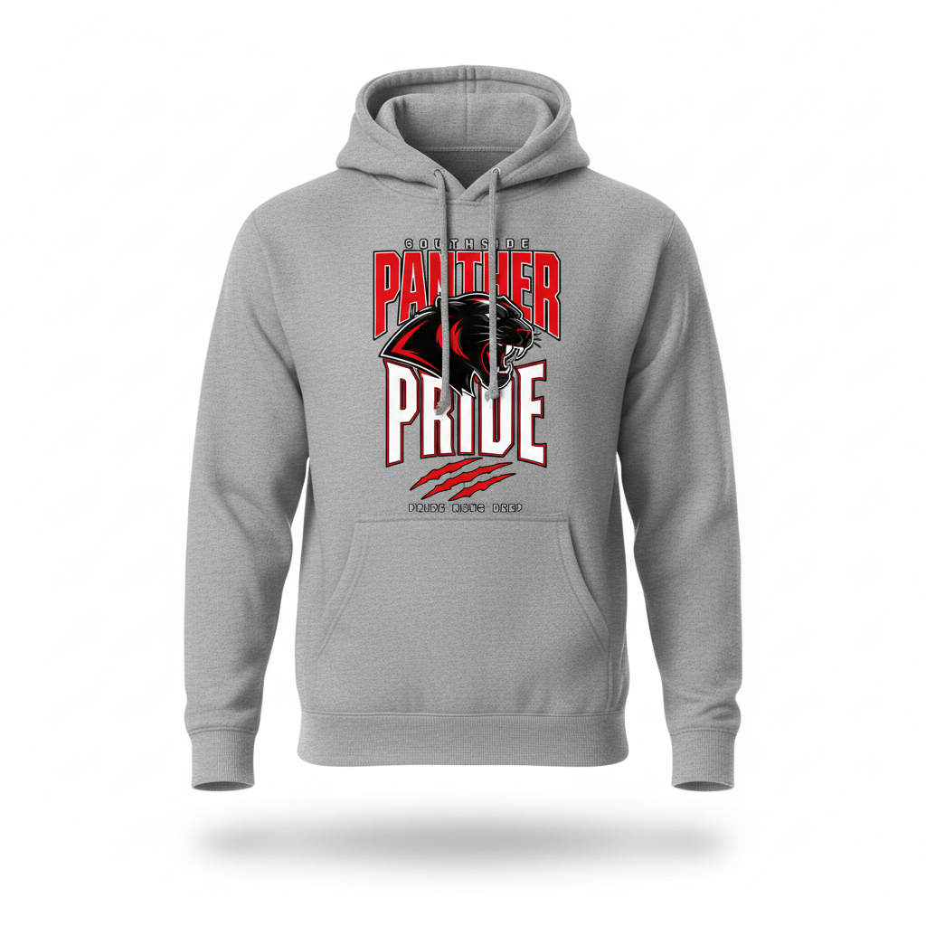 Southside Panther Pride Hoodie - Grey