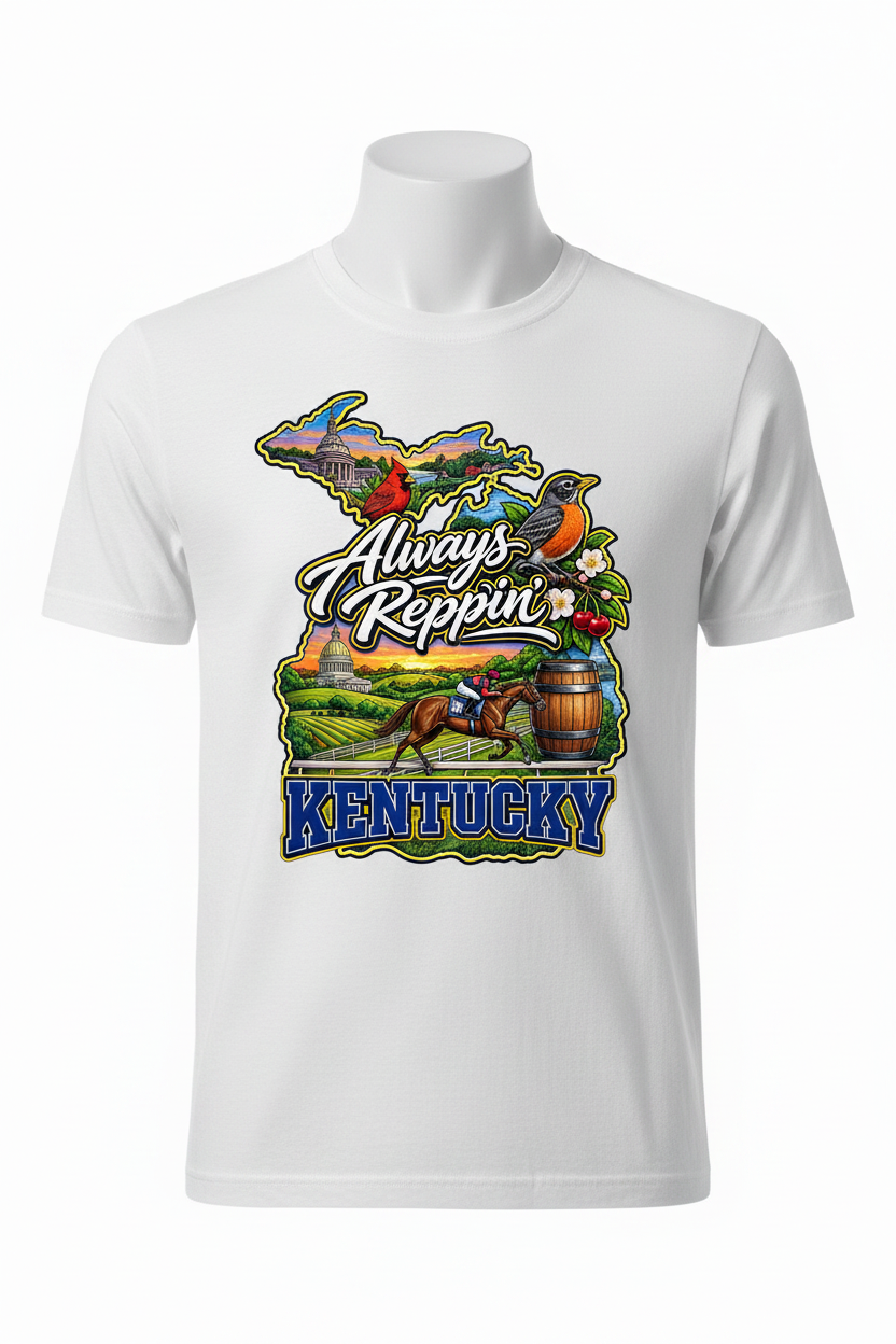 Always Reppin Kentucky T-Shirt - White