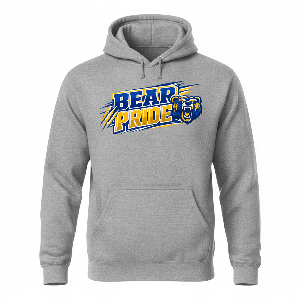 Bear Pride Hoodie - Gray
