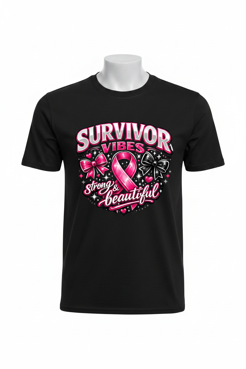 Black - Survivor Vibes T-Shirt