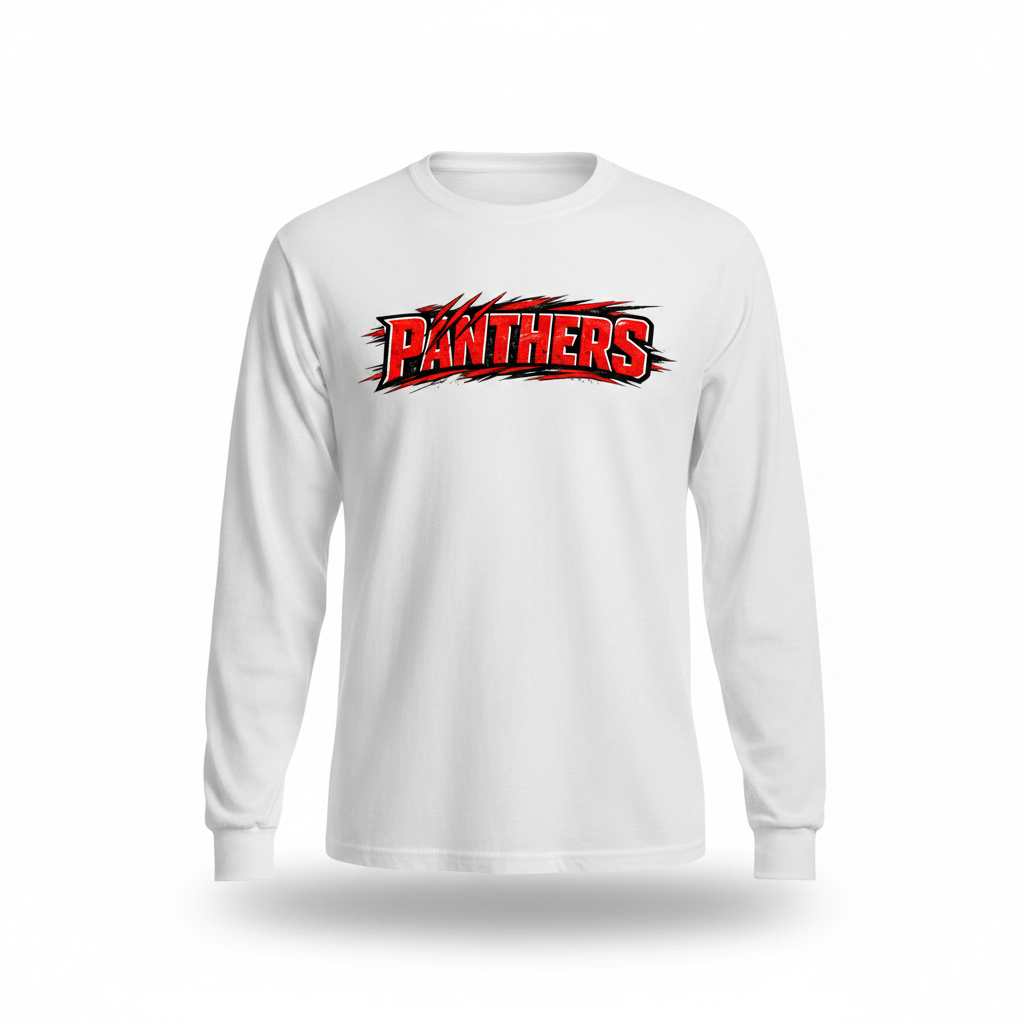 Panthers Long Sleeve - White