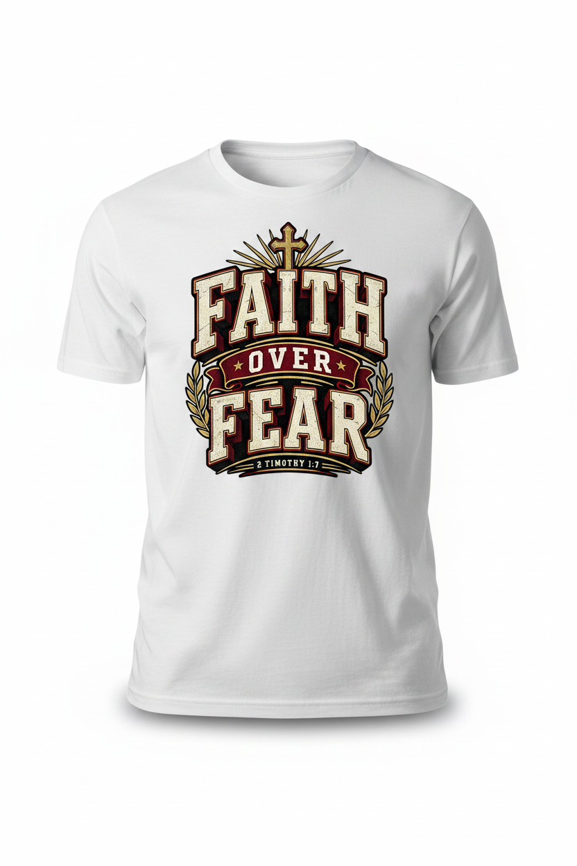 Faith Over Fear T-Shirt - White