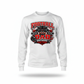 Football Dad Long Sleeve - White