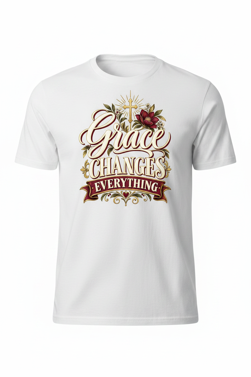 Grace Changes Everything T-Shirt - White