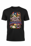 Always Reppin Mississippi T-Shirt - Black