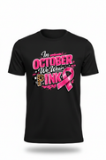 Black - In October We Wear Pink T-Shirt