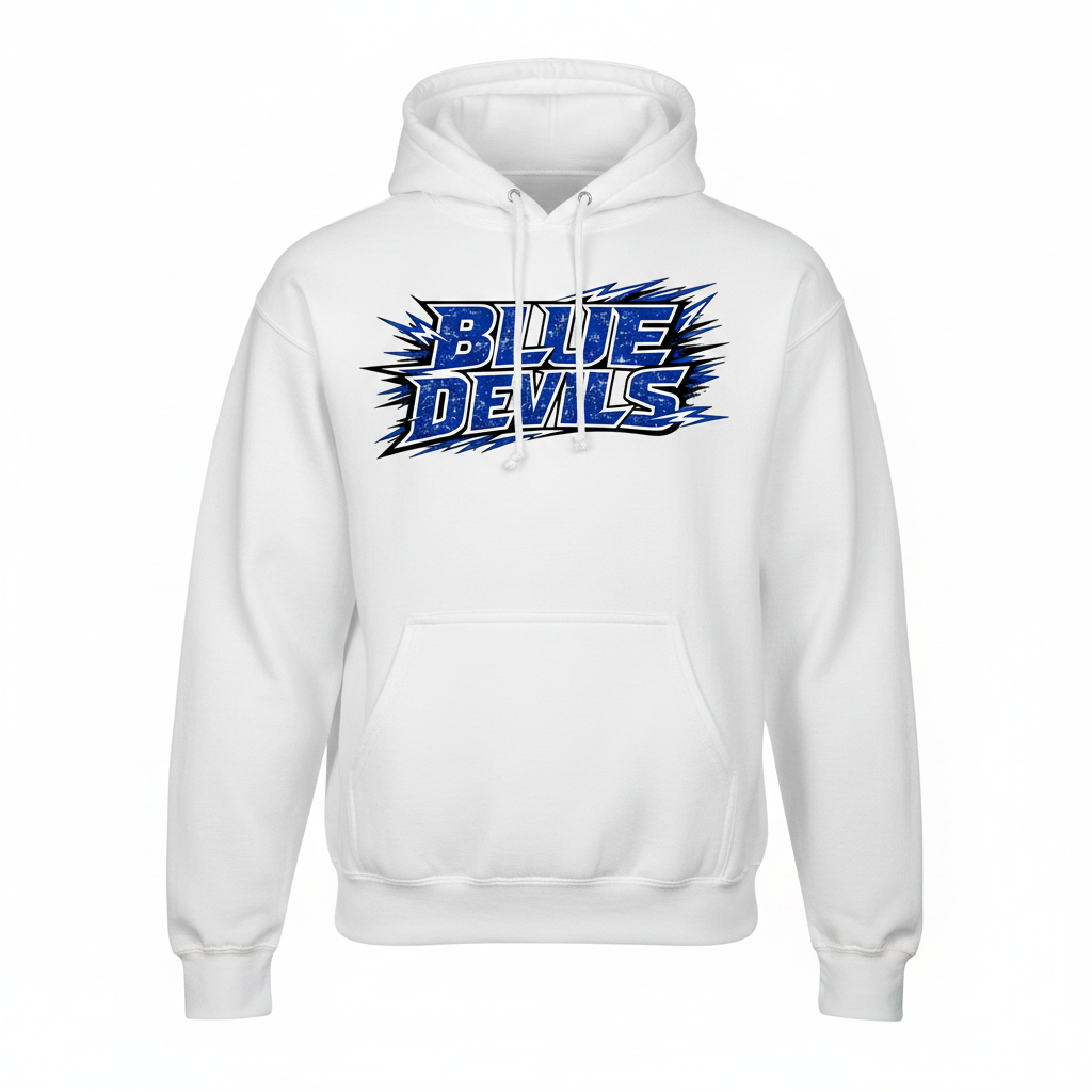 Blue Devils Hoodie - White
