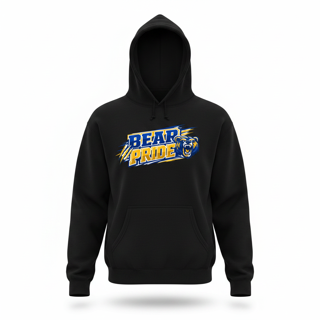 Bear Pride Hoodie - Black